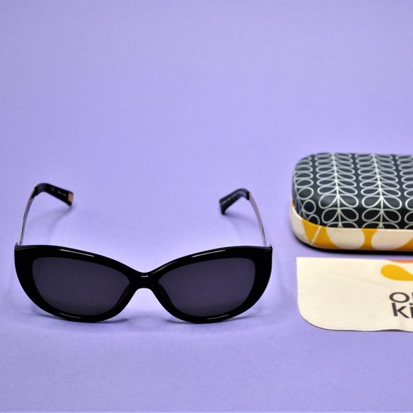 Orla Kiely Accessories - Orla Kiely Black Cat Eye Sunglasses w/case - Hard to find!